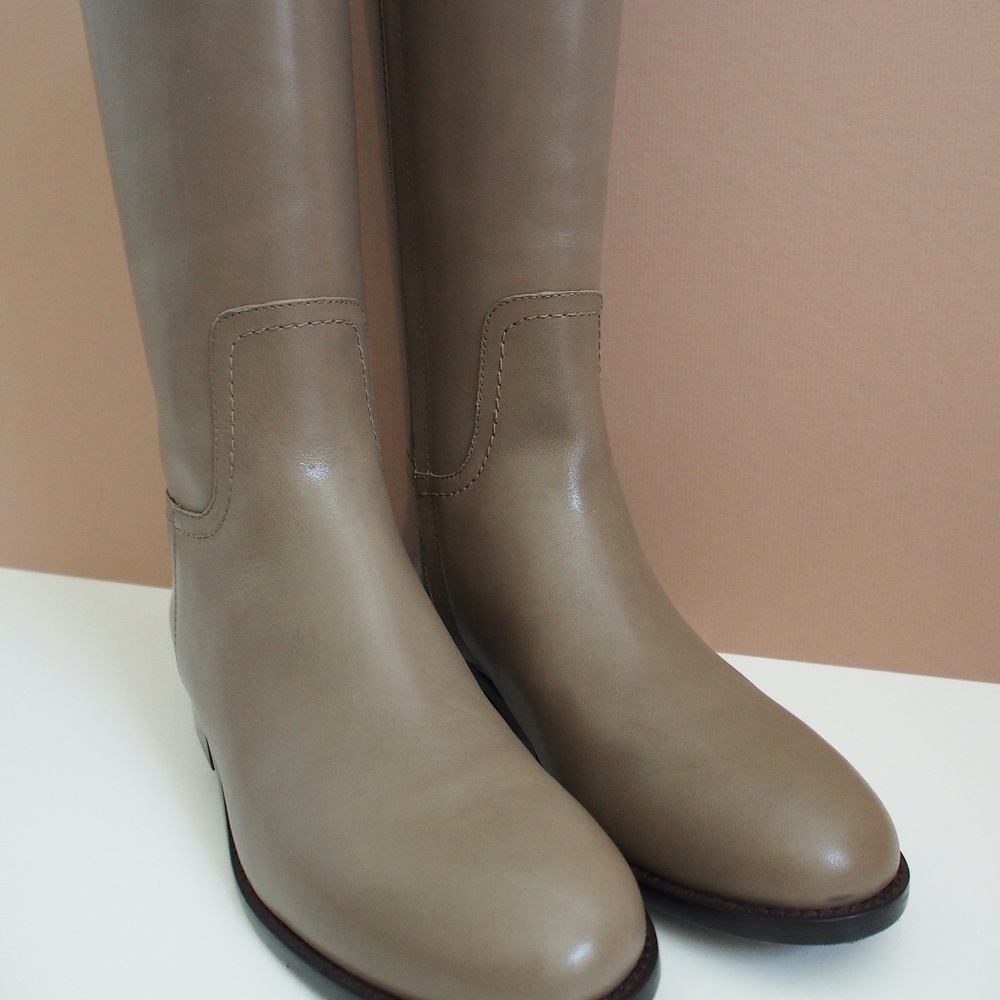 Tory Burch Ashlynn Boots Porcini Grey S 7.5 - Picture 6 of 11